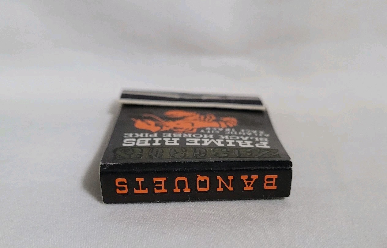 Vintage Zaberer’s Restaurant Matchbook Black Horse Pike New Jersey Advertising