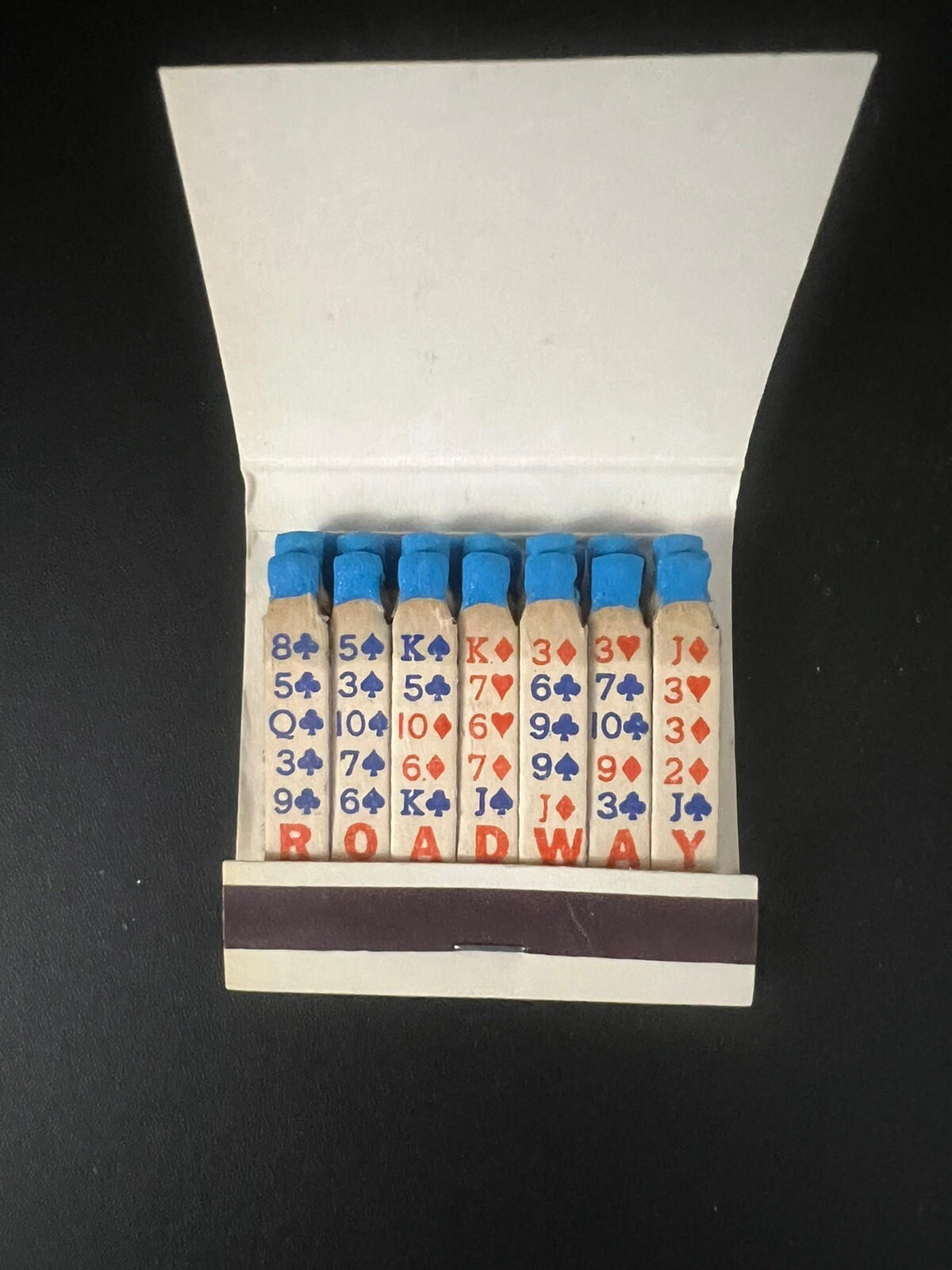 1 Sealed Pack Of 6 Vintage Roadway Trucking Lucky Matchbook Matches NOS
