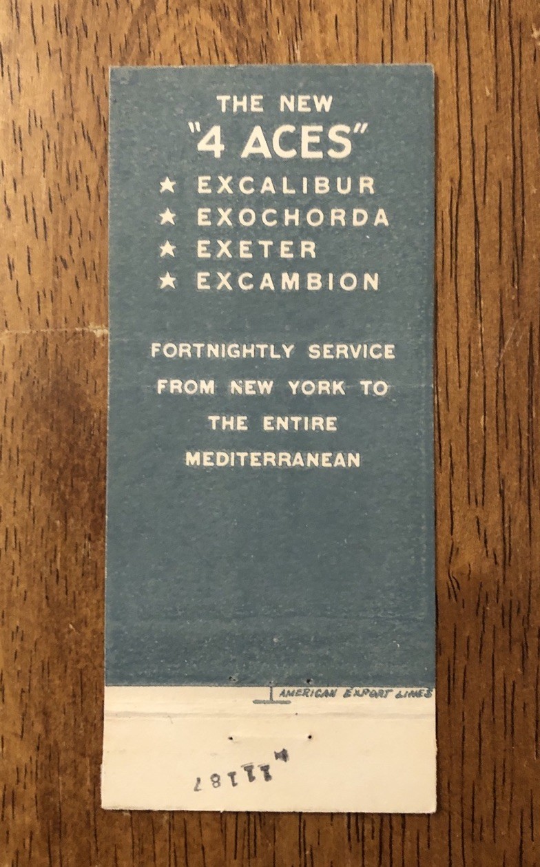 American Export Lines Matchbook Cover (X1)