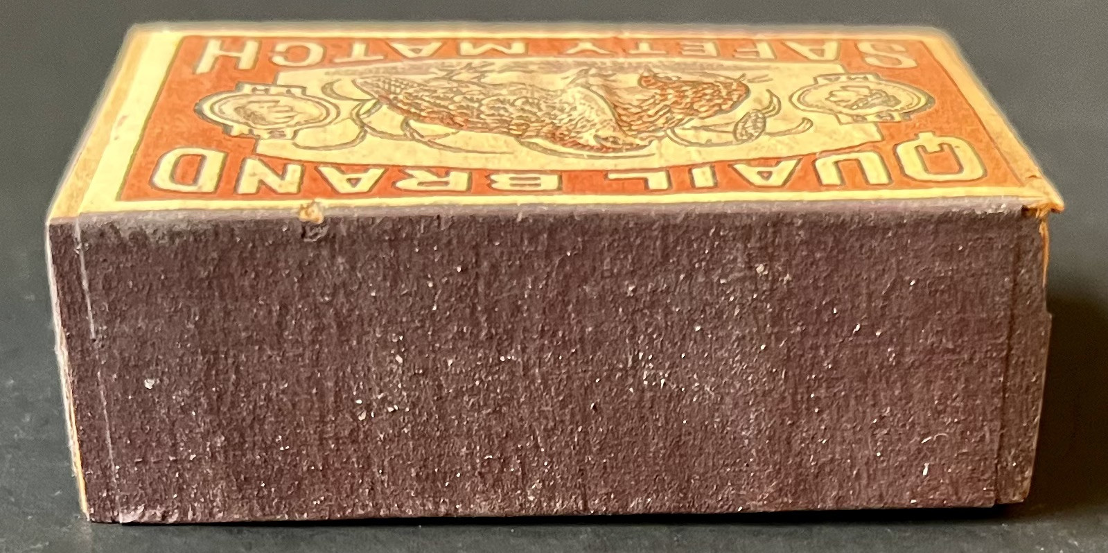 Vintage Antique Bird Quail Safety Matches Full Cardboard Box Detailed Graphics