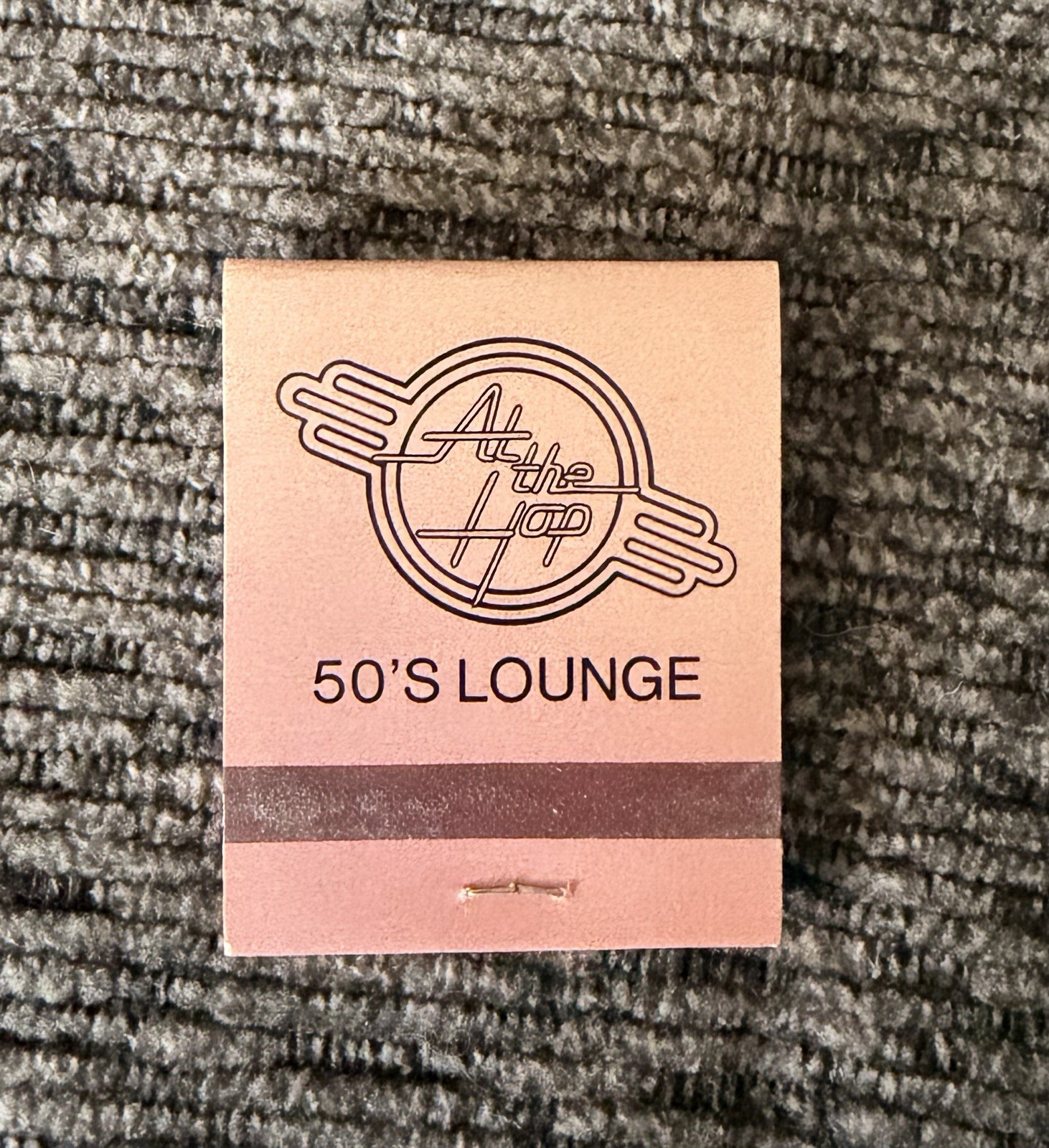 MATCHBOOK Vintage Matches At The Hop 50’s Lounge Holiday Inn O’hare