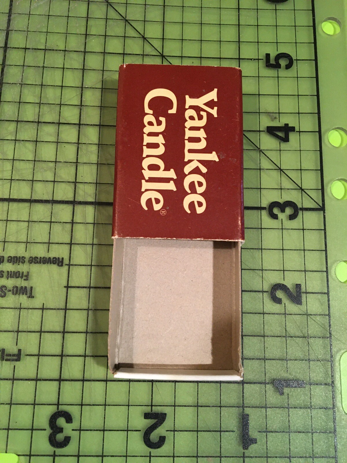 YANKEE CANDLE Match Box, Cardboard Container with Strike Pad, Store Collectible