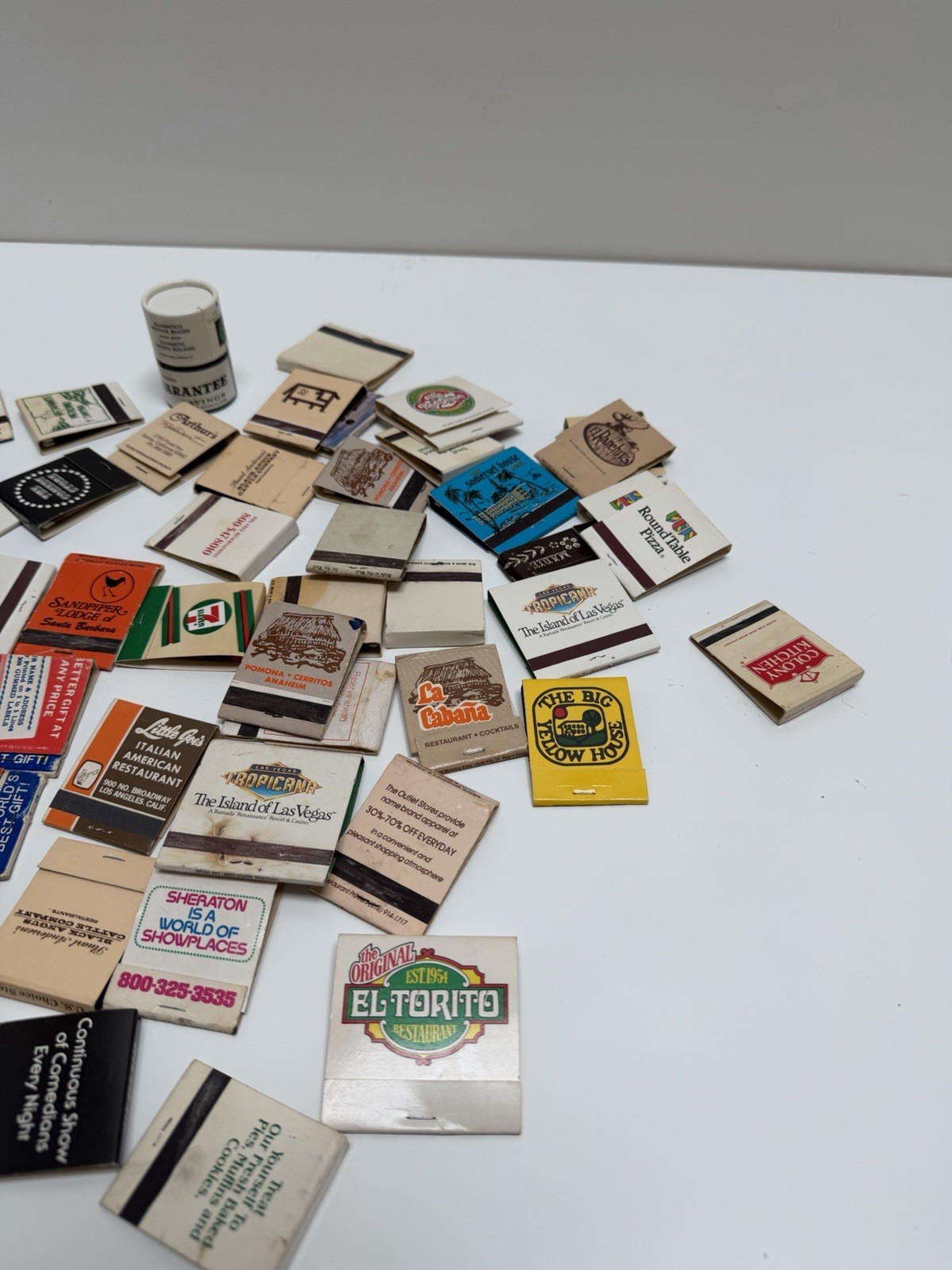 Vintage Lot of 50 Matchbooks California Vegas Hotels & Restaurants