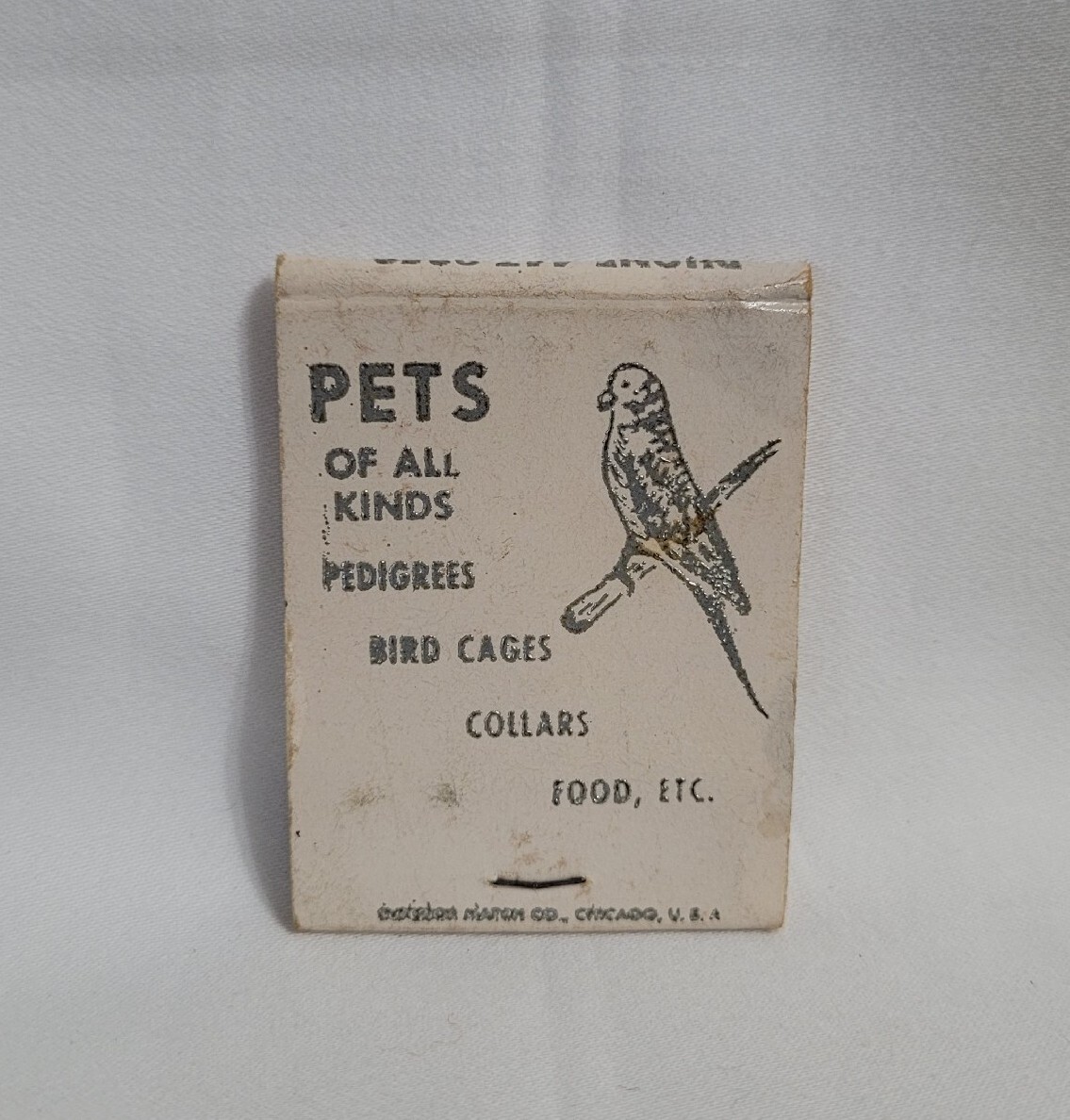 Vintage Matchbook Cover Anderson’s Shively Pet Center Louisville KY Advertising