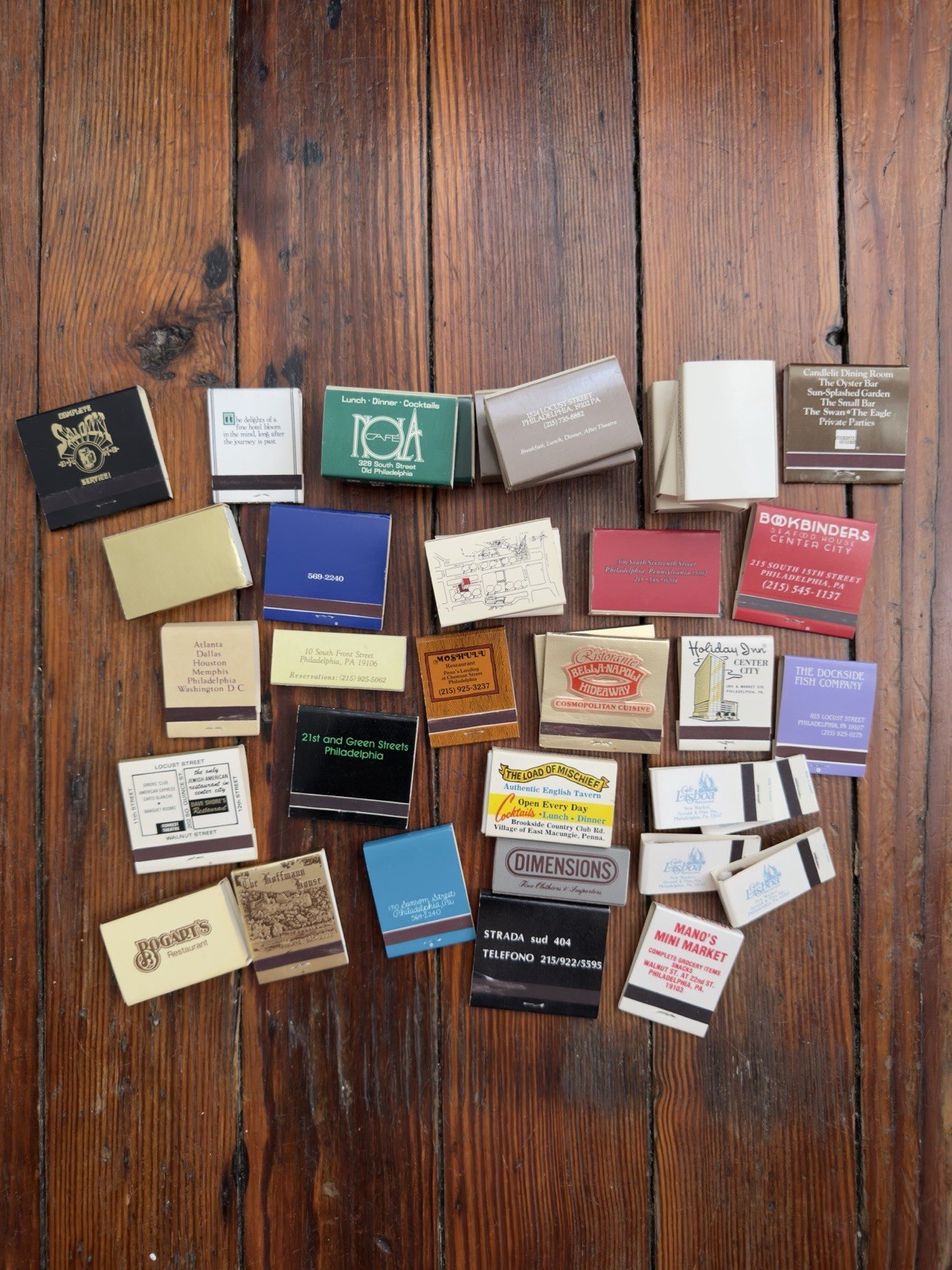 Vintage Philadelphia Pennsylvania match books & boxes lot of 37