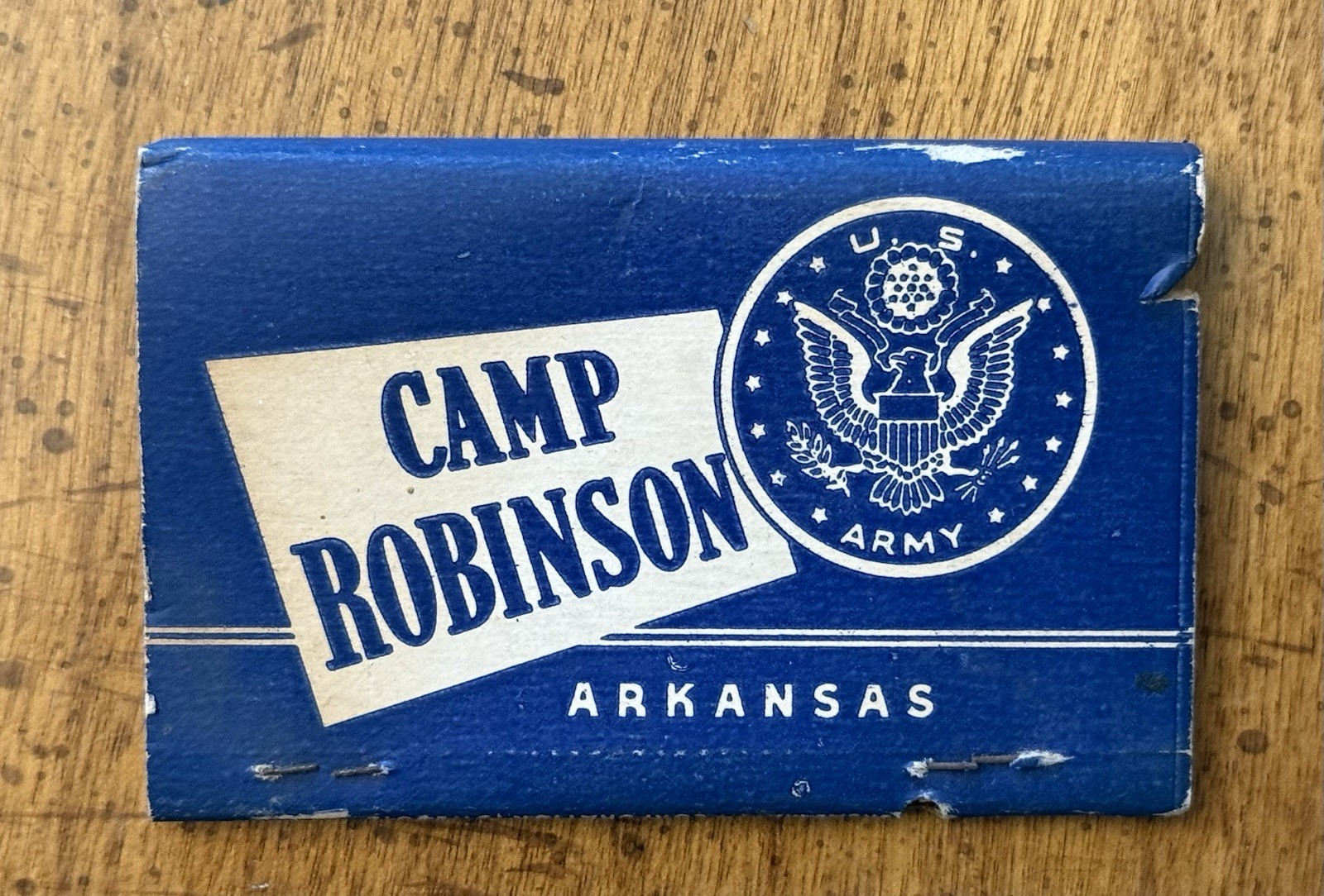 (3) VINTAGE Camp Robinson Arkansas FULL Matchbooks United States Army