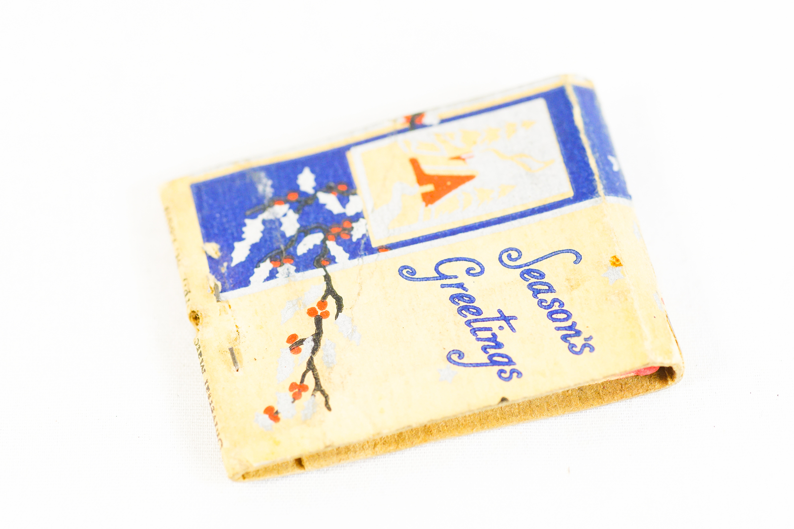 Lewistown Dry Cleaning Season Greetings 1950s Unstruck Matchbook Cover