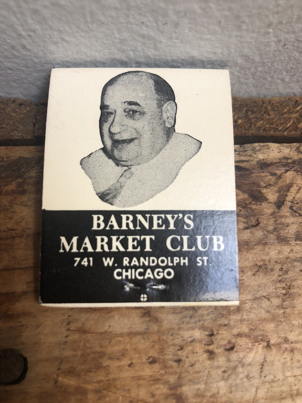 Vintage Matchbook Barney’s Market Club, Chicago, IL “Yes Sir, Senator” Unused