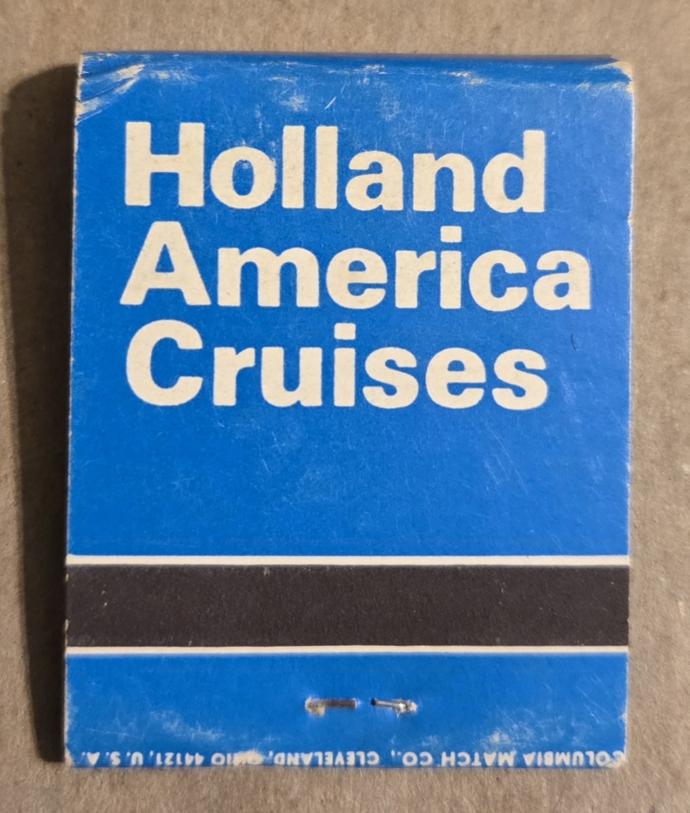 Holland America Cruises Cruise Lines S.S. Vtg Unused Matchbook 124