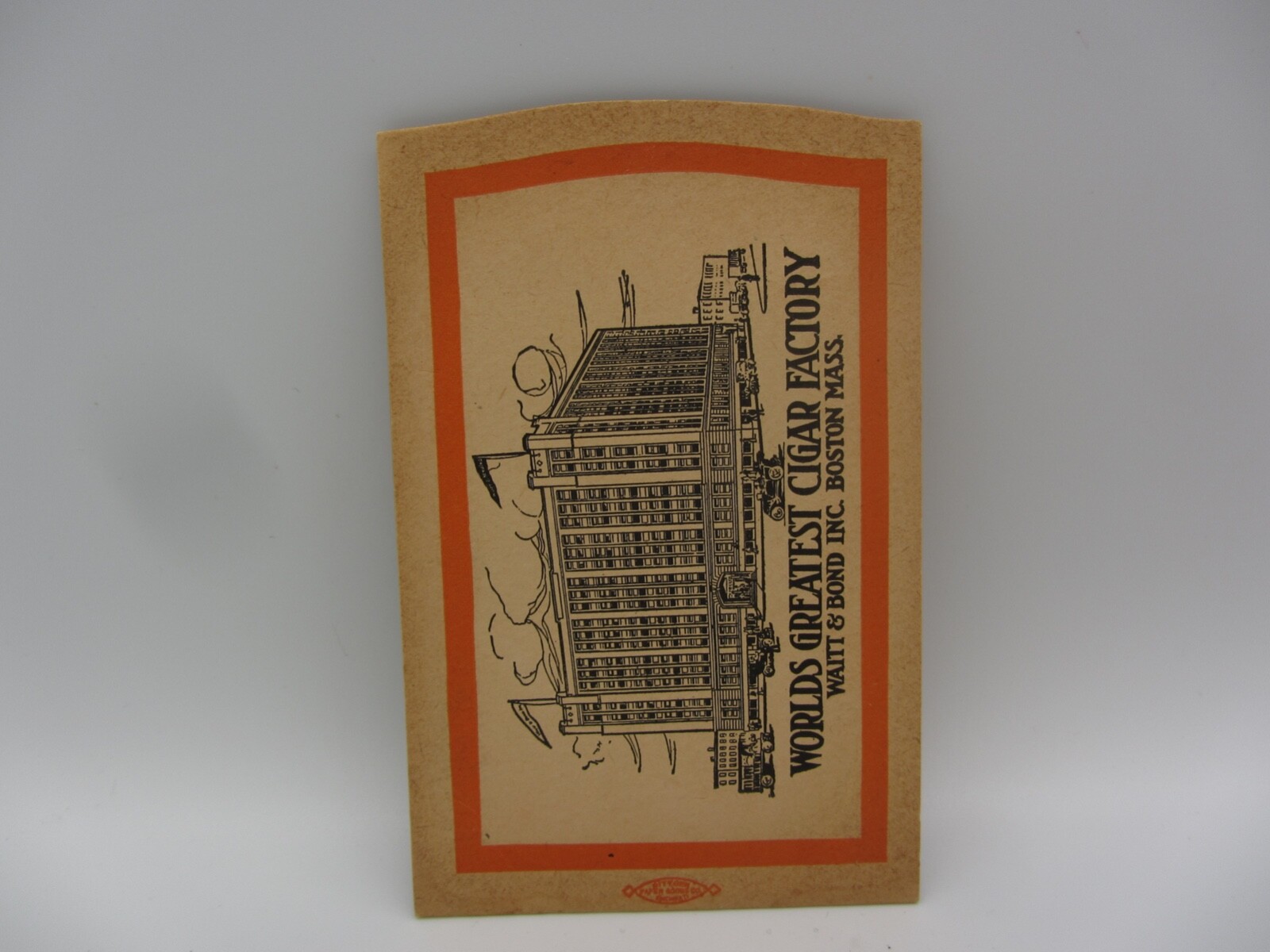 Waitt & Bond “Blackstone” 10 Cent Cigar Cardboard Pouch 5 by 3 1/2 Clean!!
