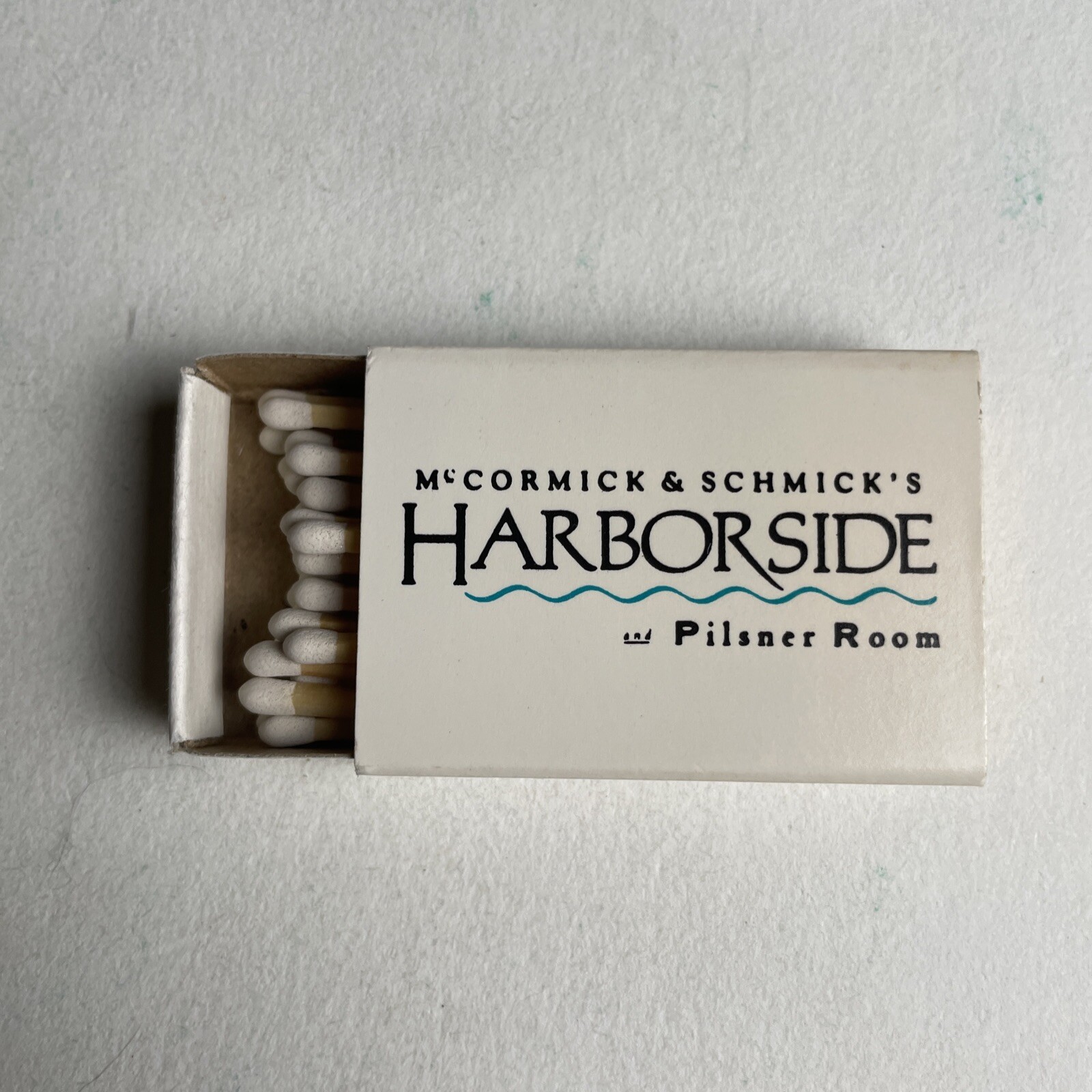 Vintage McCormick Schmick’s Harborside Pilsner Matchbook Portland Oregon