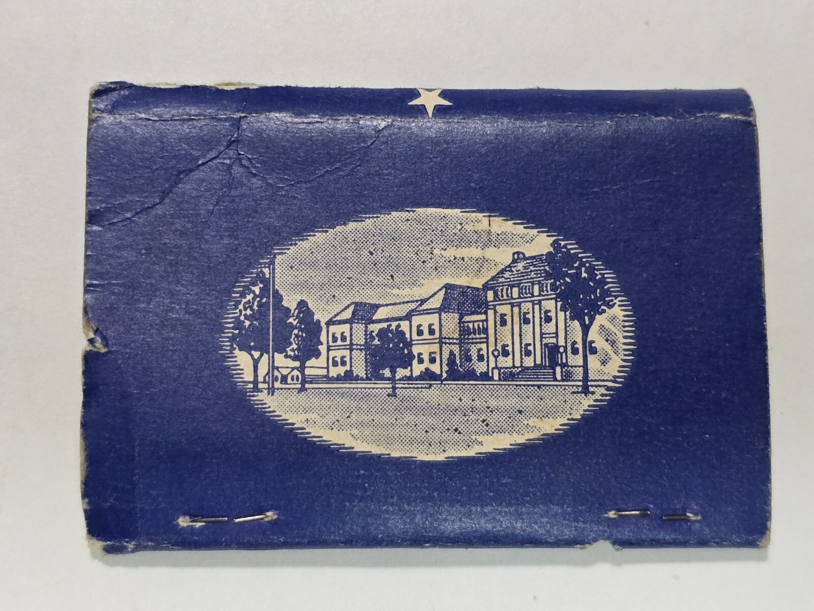Vintage United States Naval Hospital Newport RI Matchbook