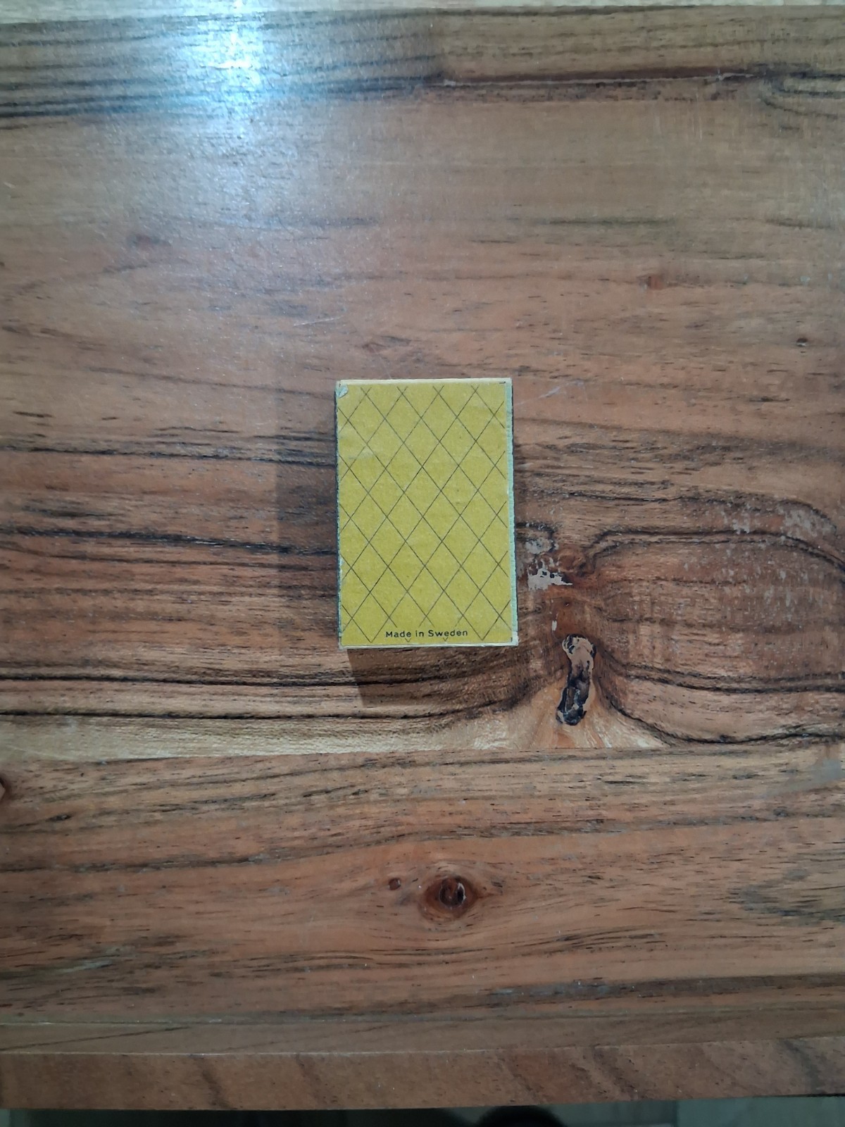 Rare Vintage Portland Federal Savings Matchbox With Black Match Heads Unstruck