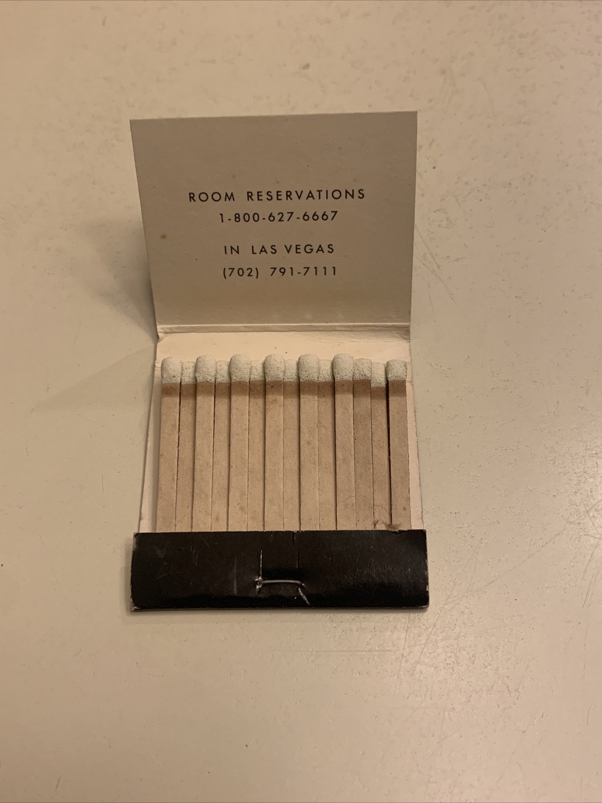 Vintage Mirage Casino Las Vegas Nevada Matchbook Advertisement Black Collect