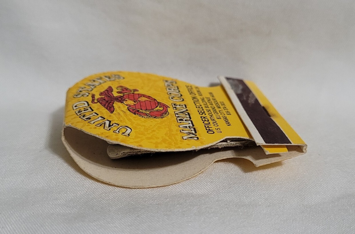 Vintage Matchbook United States Marine Corps Kansas City MO Advertising Matches