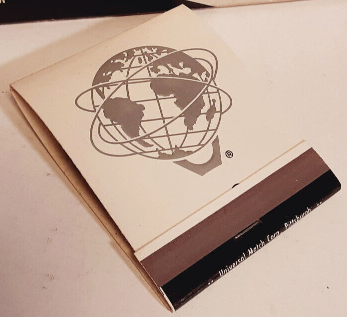 MATCHBOOK 1964-65 NEW YORK WORLD’S FAIR UNISPHERE UNITED STATES STEEL USS Unused