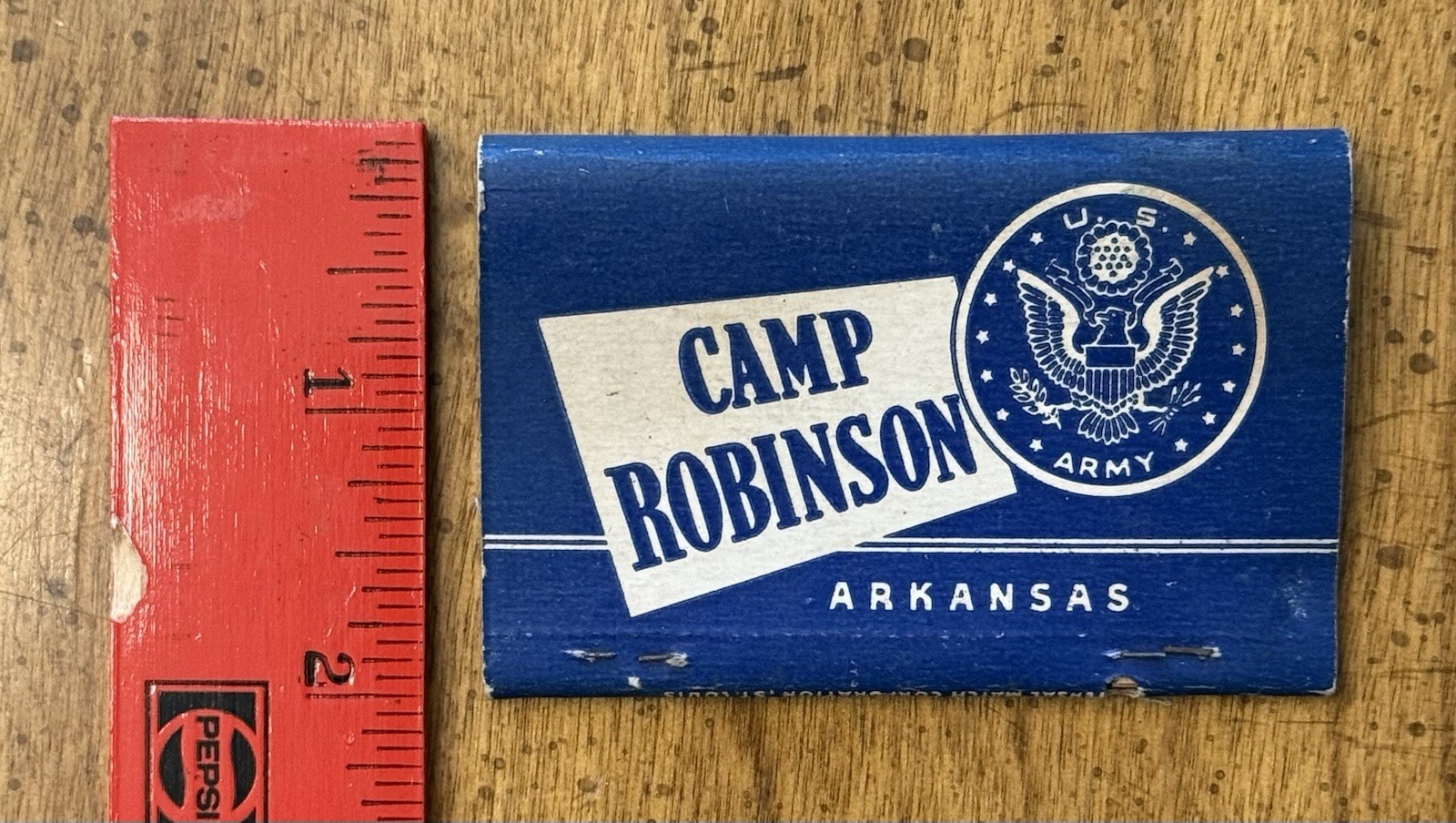(3) VINTAGE Camp Robinson Arkansas FULL Matchbooks United States Army