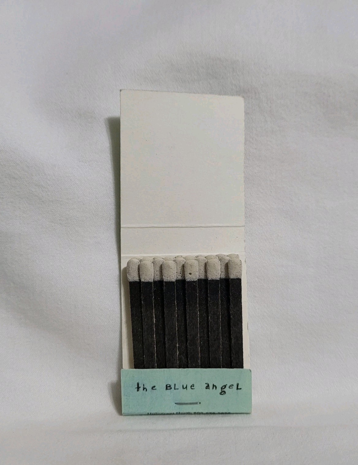 Vintage Matchbook The Blue Angel Restaurant Philadelphia PA Advertising Full