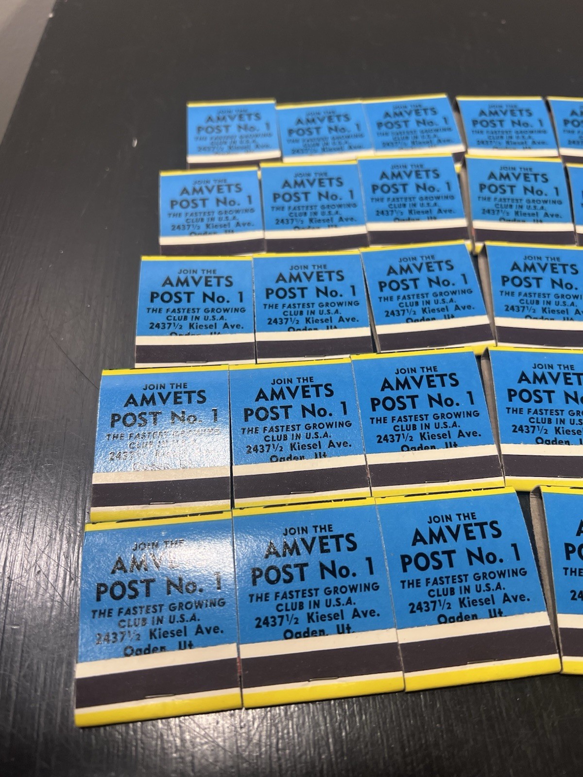 Vintage Pin Up Matchbook Lot AMVETS Ogden Utah Advertising Unused 35