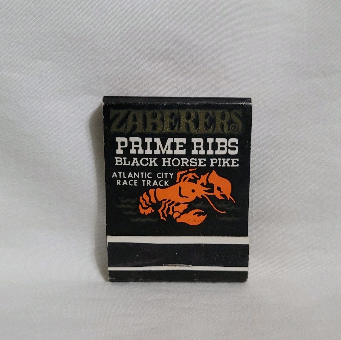 Vintage Zaberer’s Restaurant Matchbook Black Horse Pike New Jersey Advertising