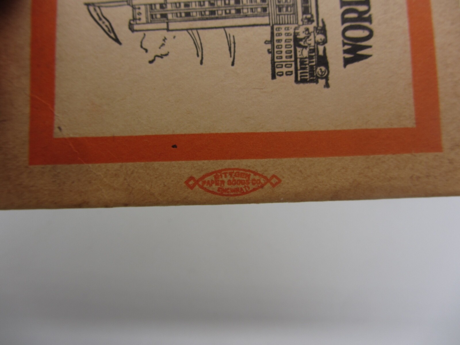 Waitt & Bond “Blackstone” 10 Cent Cigar Cardboard Pouch 5 by 3 1/2 Clean!!