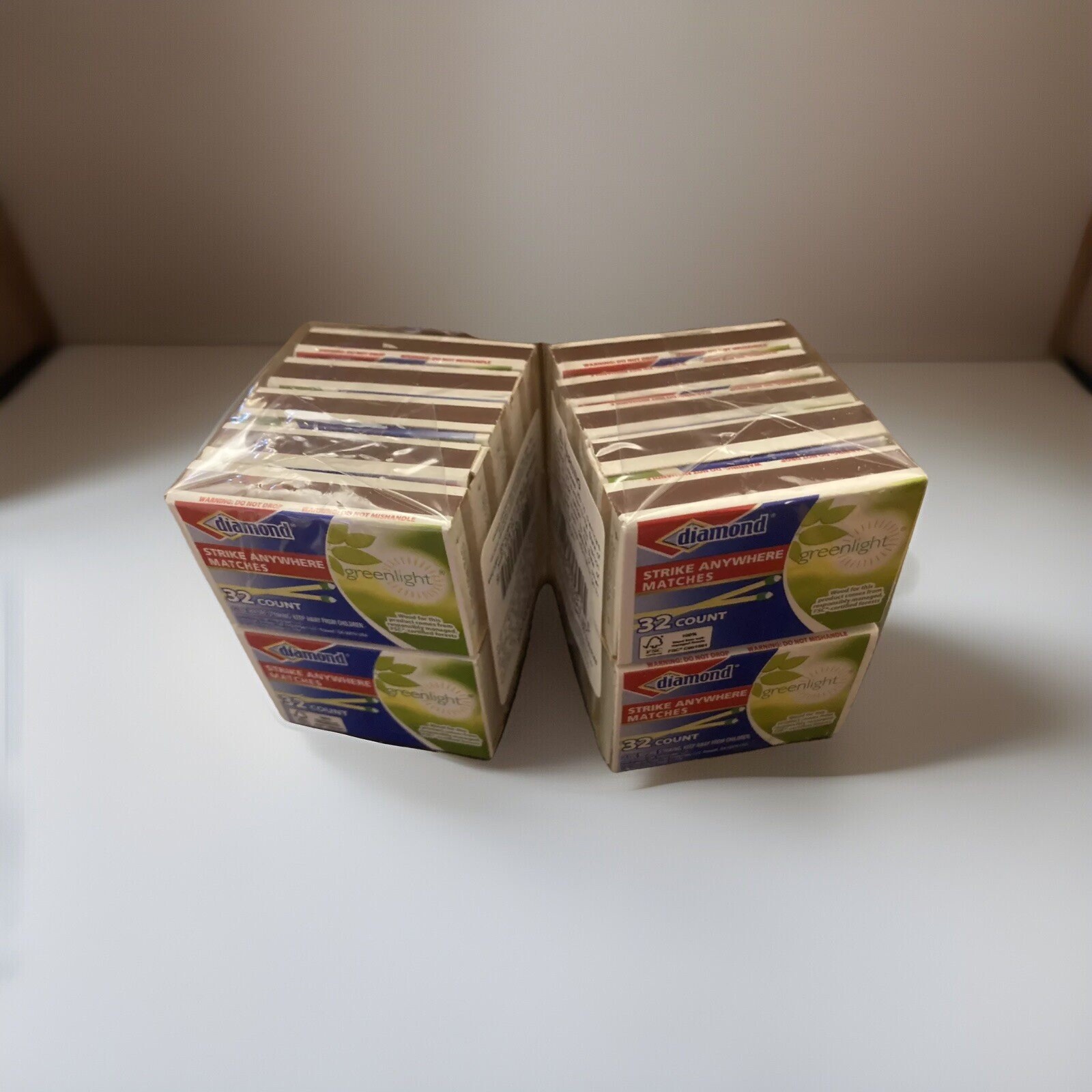(2 Boxes) Diamond Strike Anywhere Matches Penny Matches Camping 640 Total-New