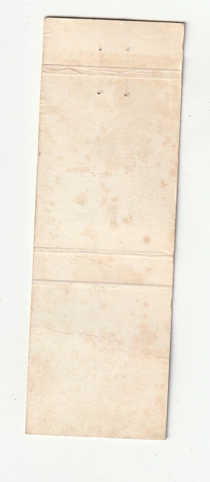 MATCHBOOK COVER – PAGANI’S CATERERS – MANCHESTER CONNECTICUT