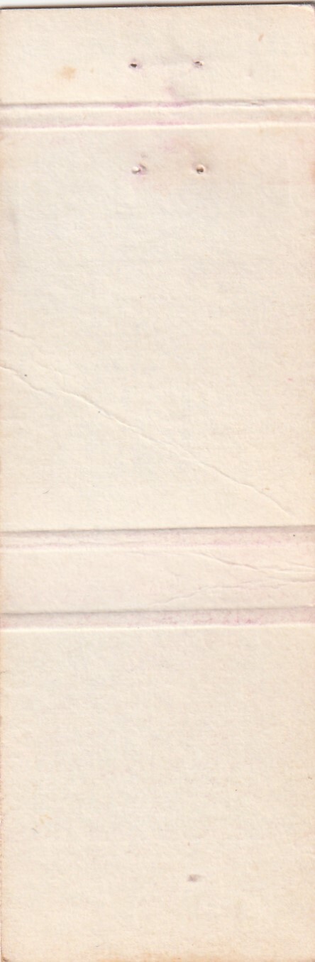 MATCHBOOK COVER – LORD AMHERST MOTOR HOTEL – BUFFALO NEW YORK