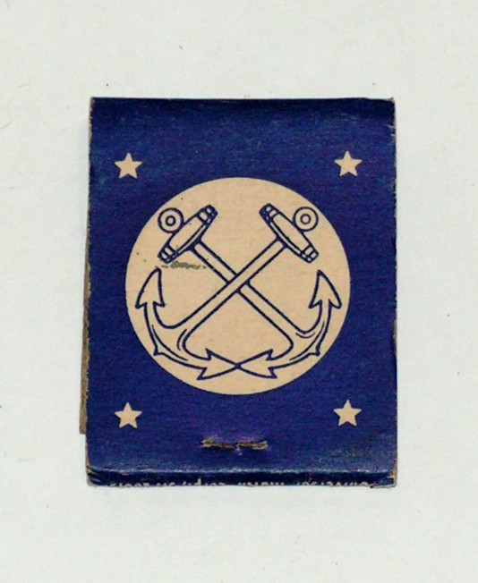 Vintage NOS United States Navy FULL Unstruck USN Matchbook Universal Match Corp.