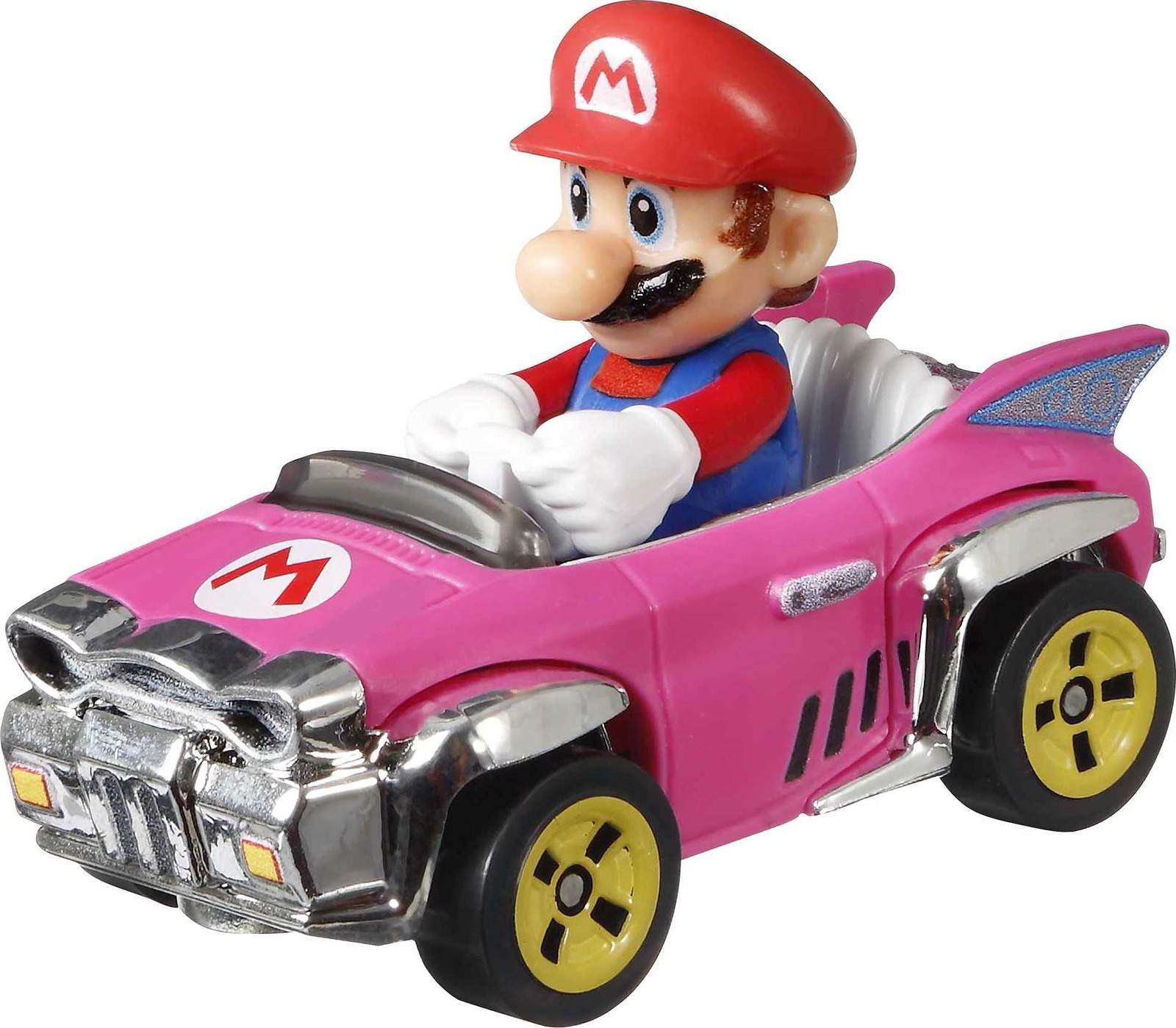Hot Wheels Mario Kart Vehicle 4-Pack, Set of 4 Fan-Favorite Characters Includes