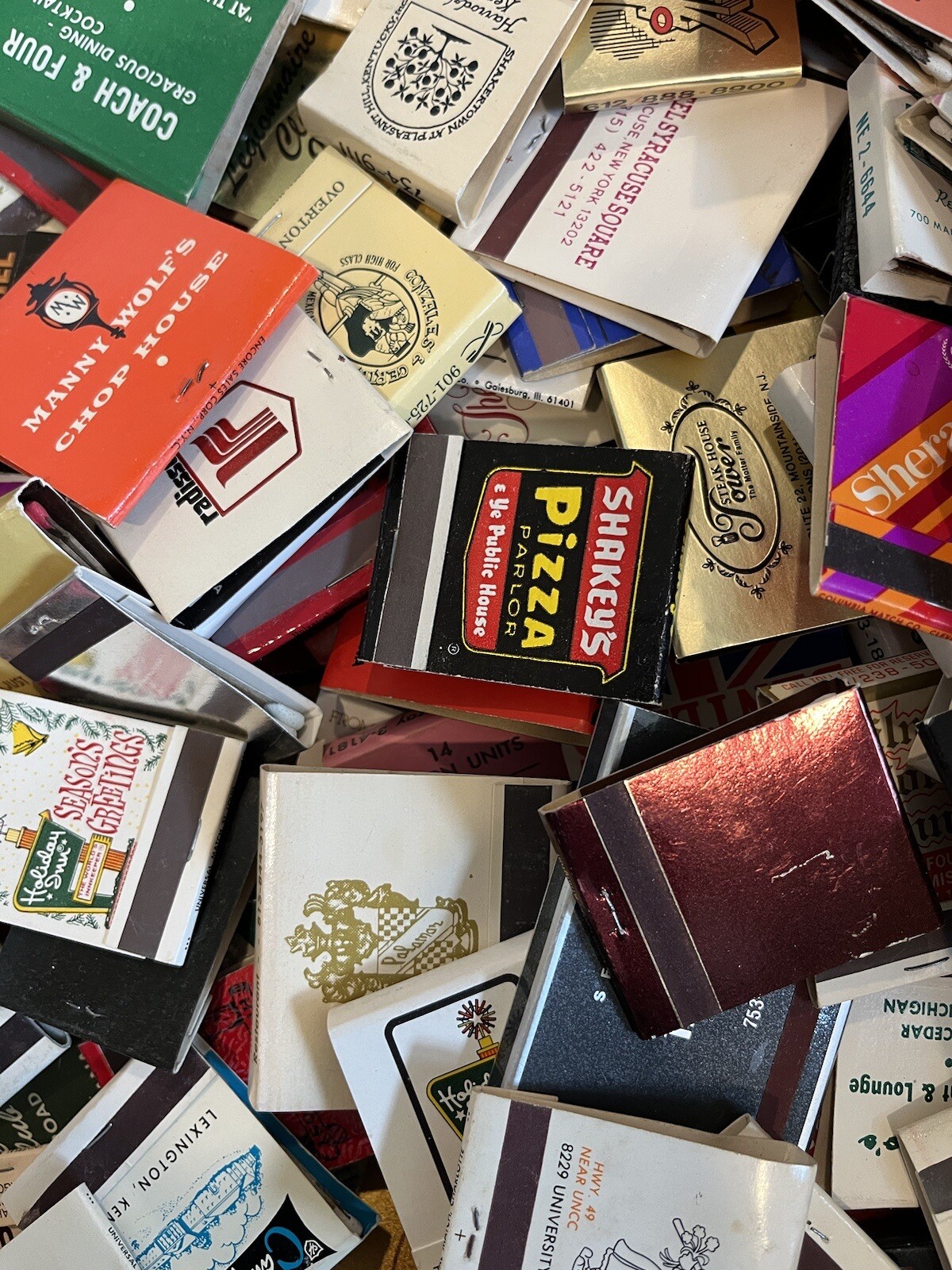 Vintage Matchbooks Unsearched Full & Unstrk Mint Condition Freshest Batch 60 Lot