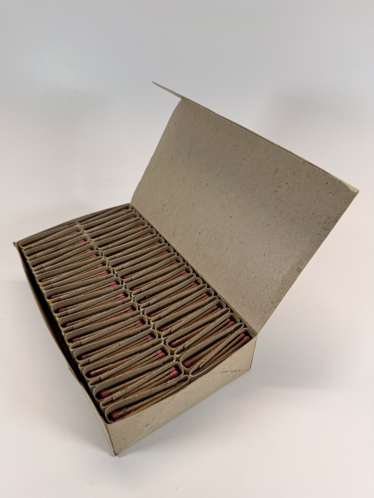 Vintage 50 Pleasure Pipe Matchbooks Display Box Petty Pin Up East Bridgewater