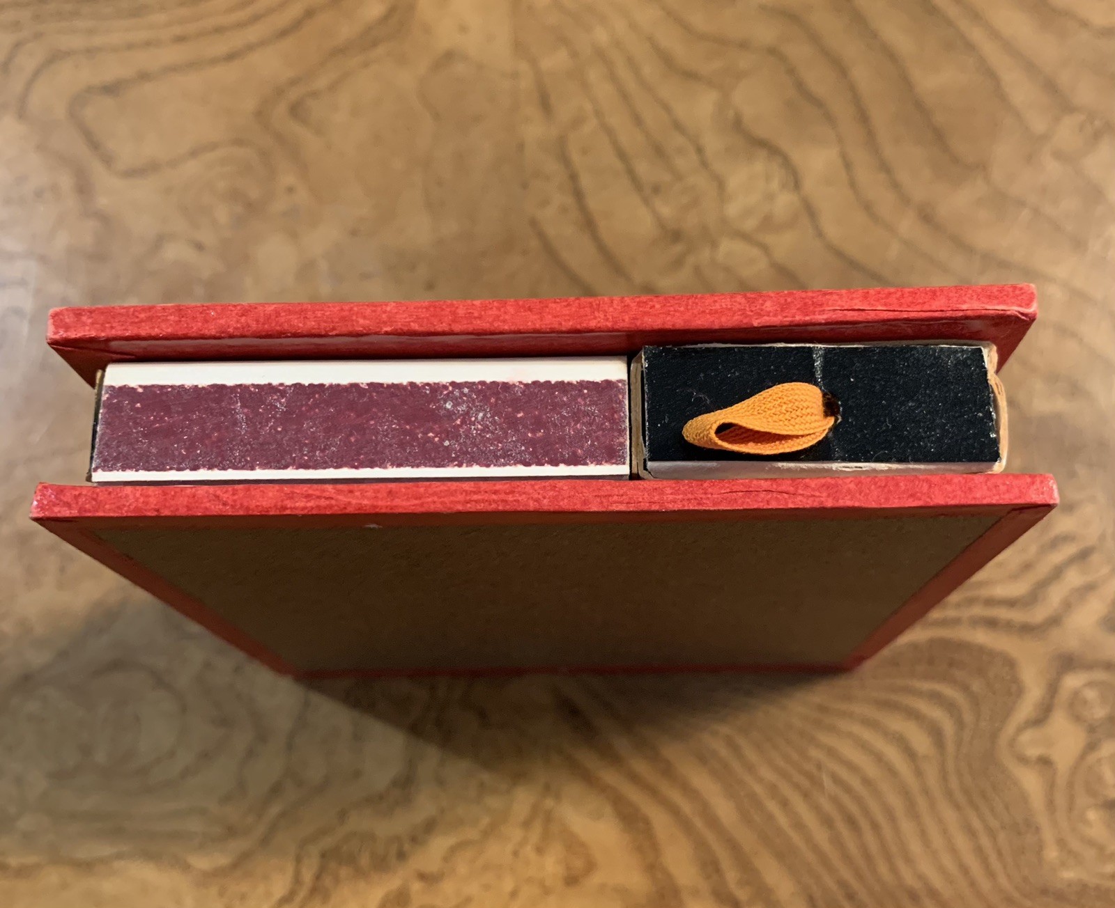Vintage Moulin Rouge Matches Match Box of 4 Barely Used Red Black Windmill
