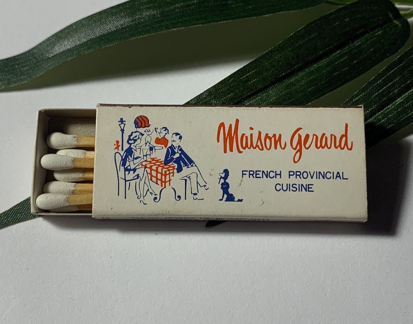 Beverly Hills CA ~ Restaurant ~ Maison Gerard ~ Vintage Matchbox