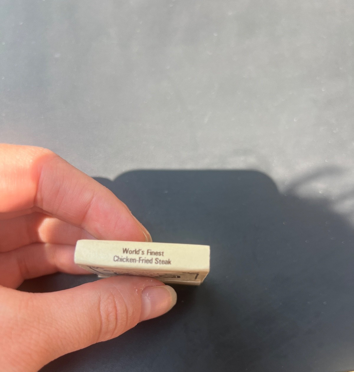 Unstriked Matchbook- Black Eyed Pea Addison Dallas El Paso Fort Worth Houston TX