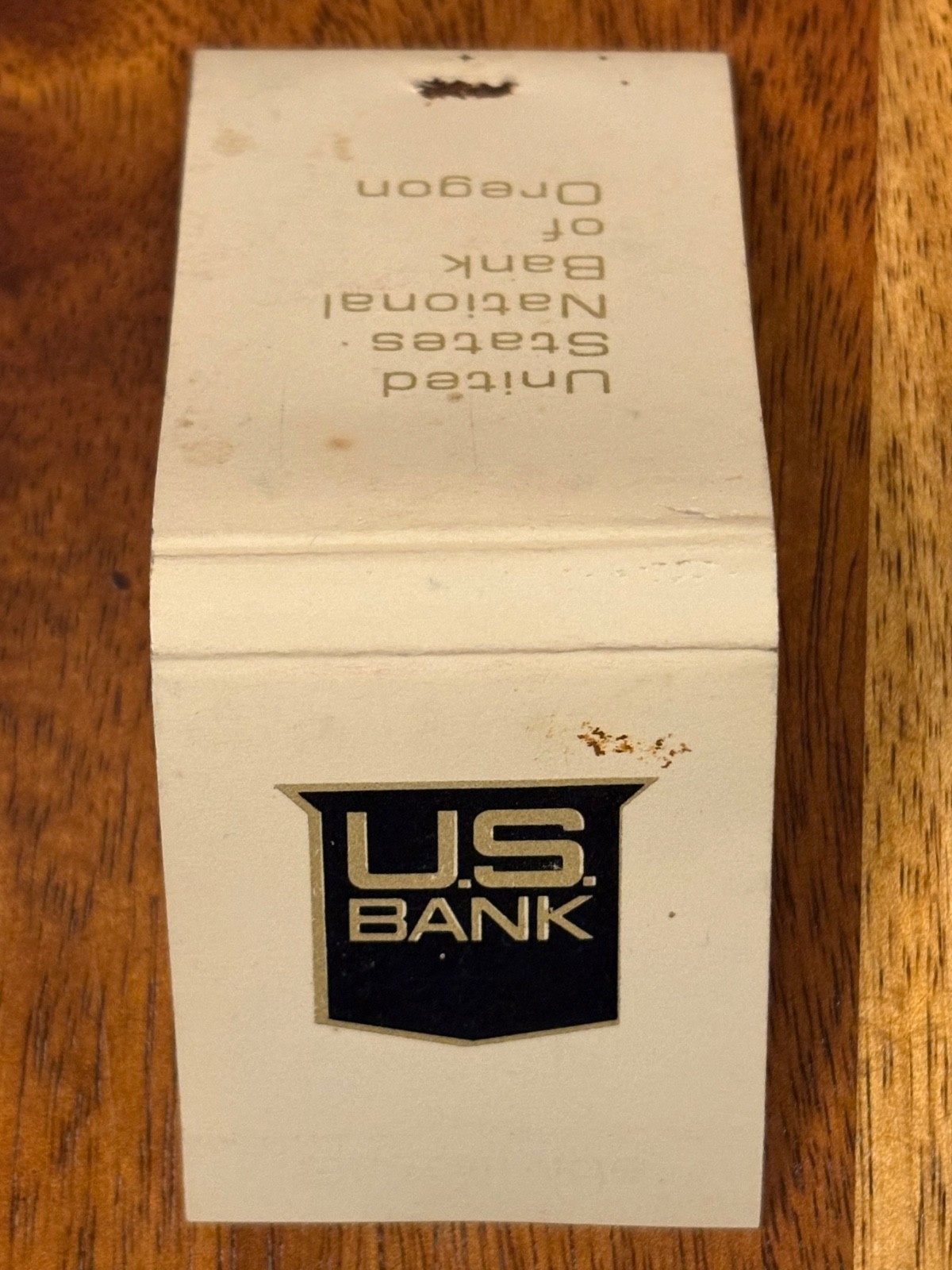 U.S. Bank Full Matchbook United States National Bank of Oregon Vintage Matches