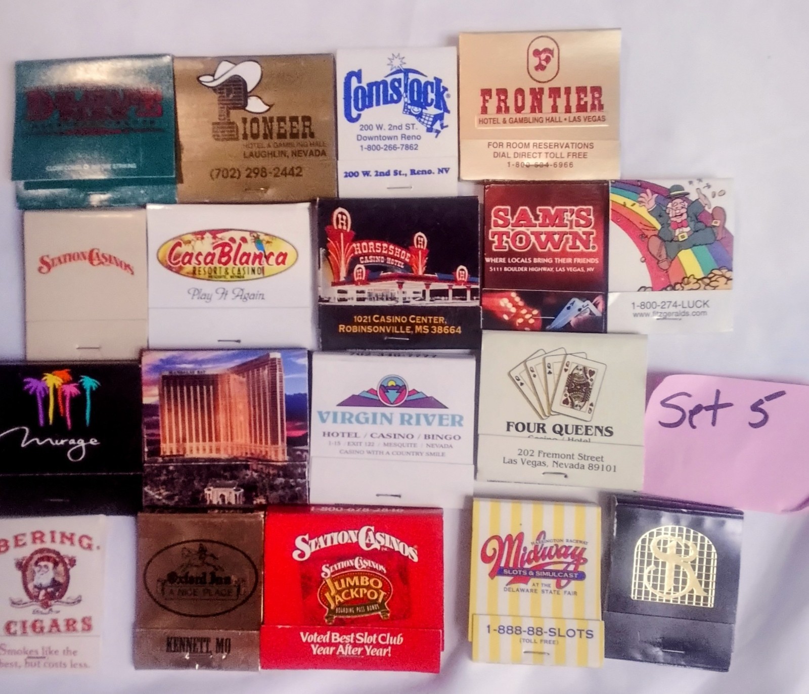 Lot of Vintage Matchbooks
