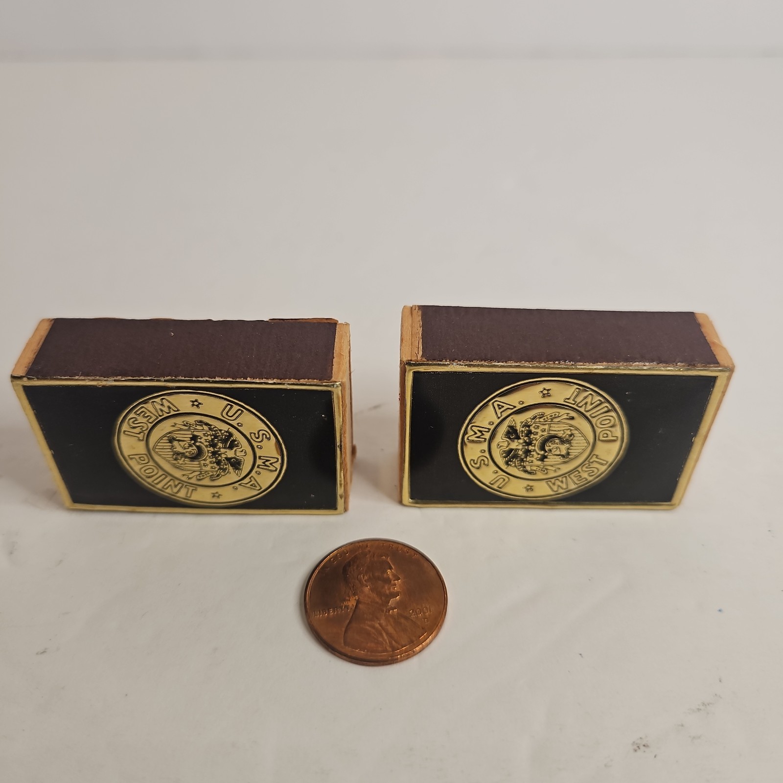 Vintage Matchboxes United States Military Academy WEST POINT Lot Of 2 Unstruck