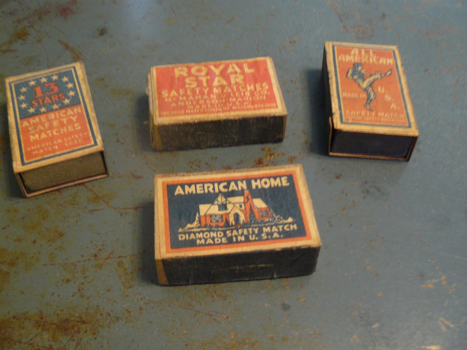 Vintage Advertising- STARS POCKET MATCH BOXES-Cardboard Box