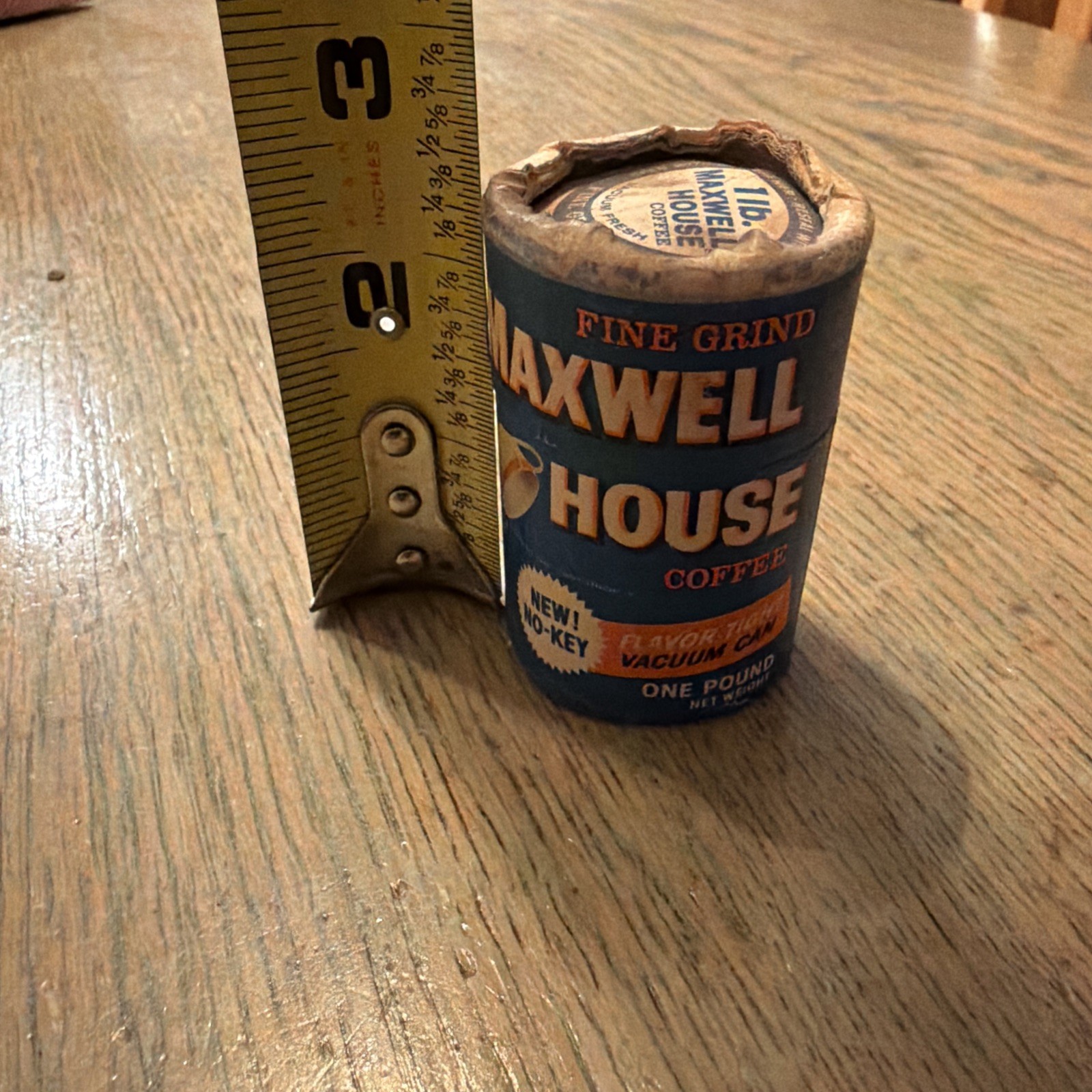Rare Vintage Maxwell House Collectible Wooden Stick Matches In Cardboard Can 🔥