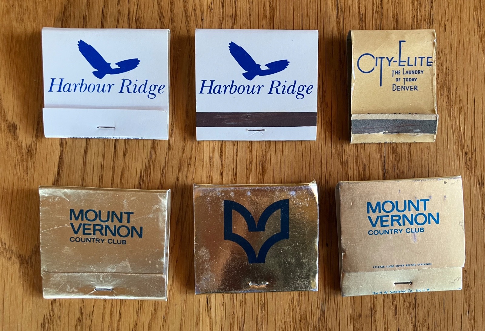 Vintage Lot of 44 Mostly Western United States Advertising Matchbooks