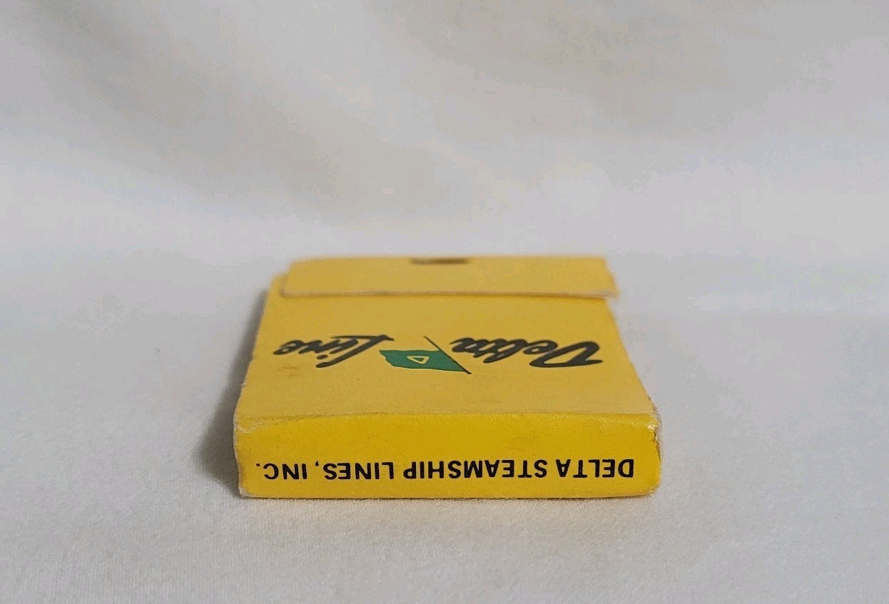 Vintage Delta Steamship Lines Matchbook Advertising Matches Full