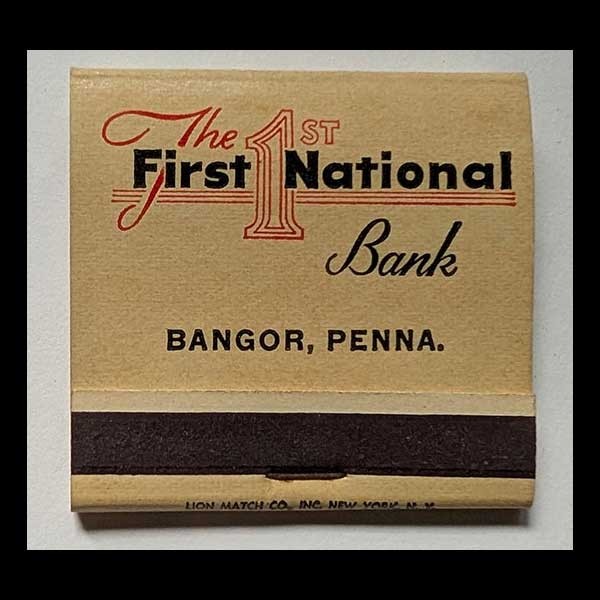 Feature Matchbook Full Book First State Bank – Drive-In Banking