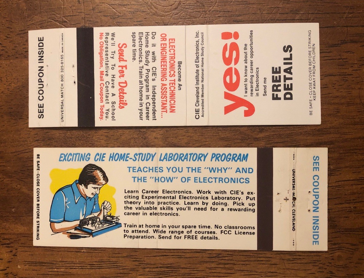 Set – Yes! Send Me Free Details About Cleveland Institute Of Electronics, Inc.