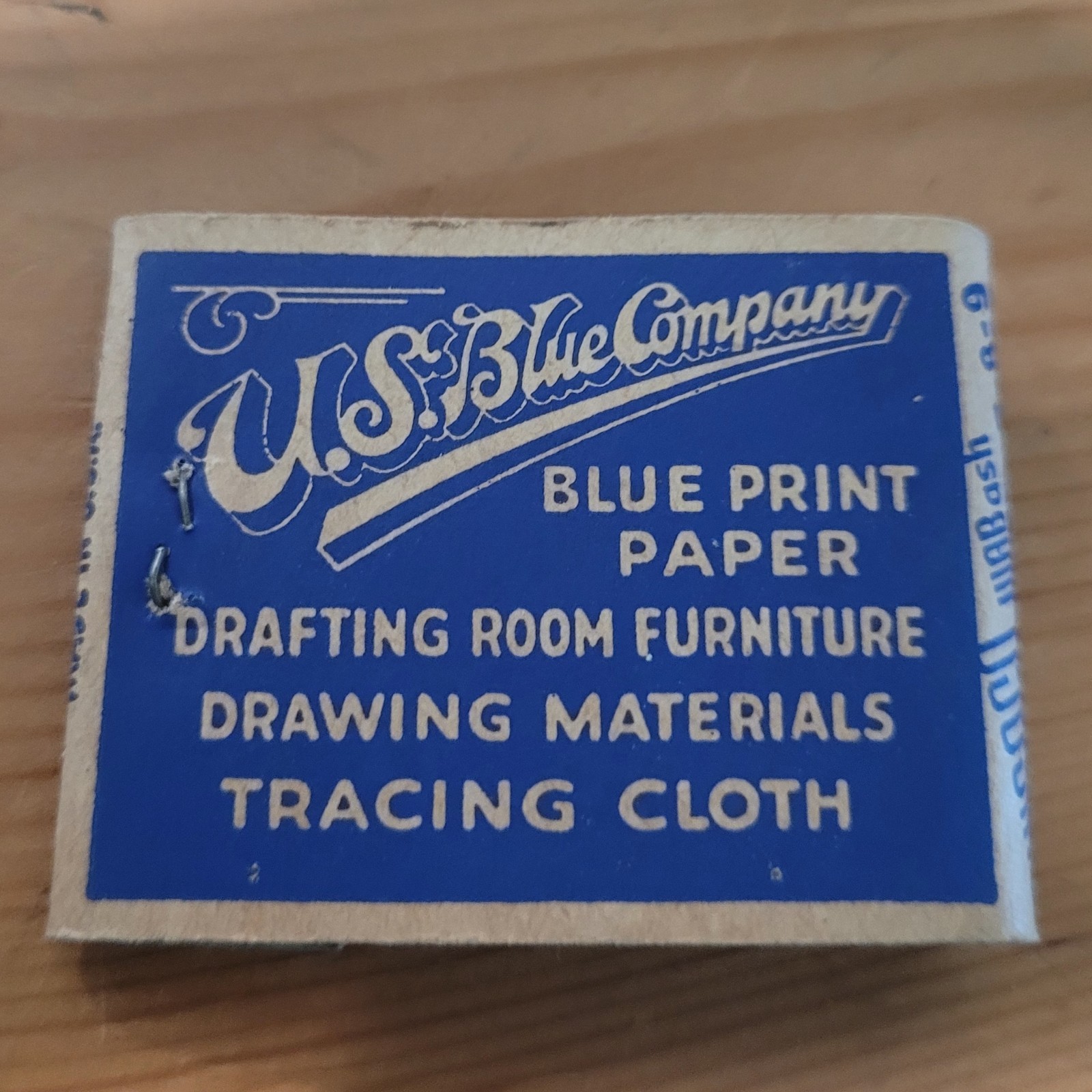 Vintage Advertising Matchbook United States Blue Print Paper Company Chicago IL
