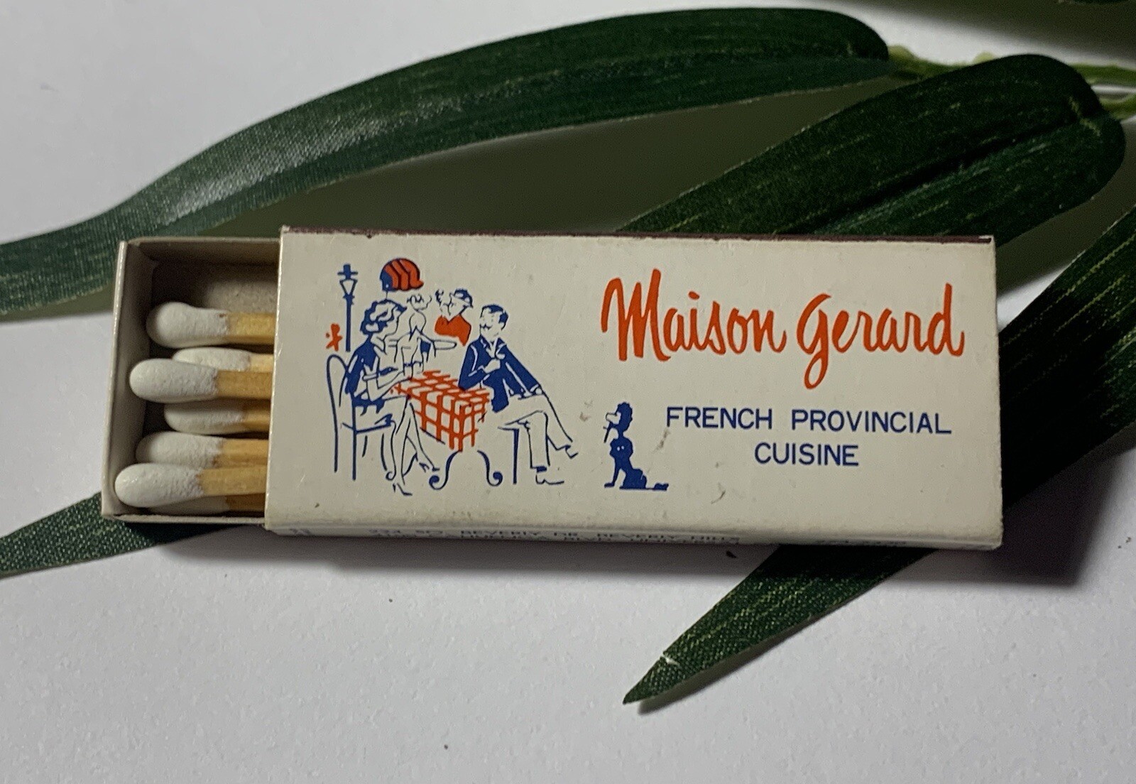Beverly Hills CA ~ Restaurant ~ Maison Gerard ~ Vintage Matchbox