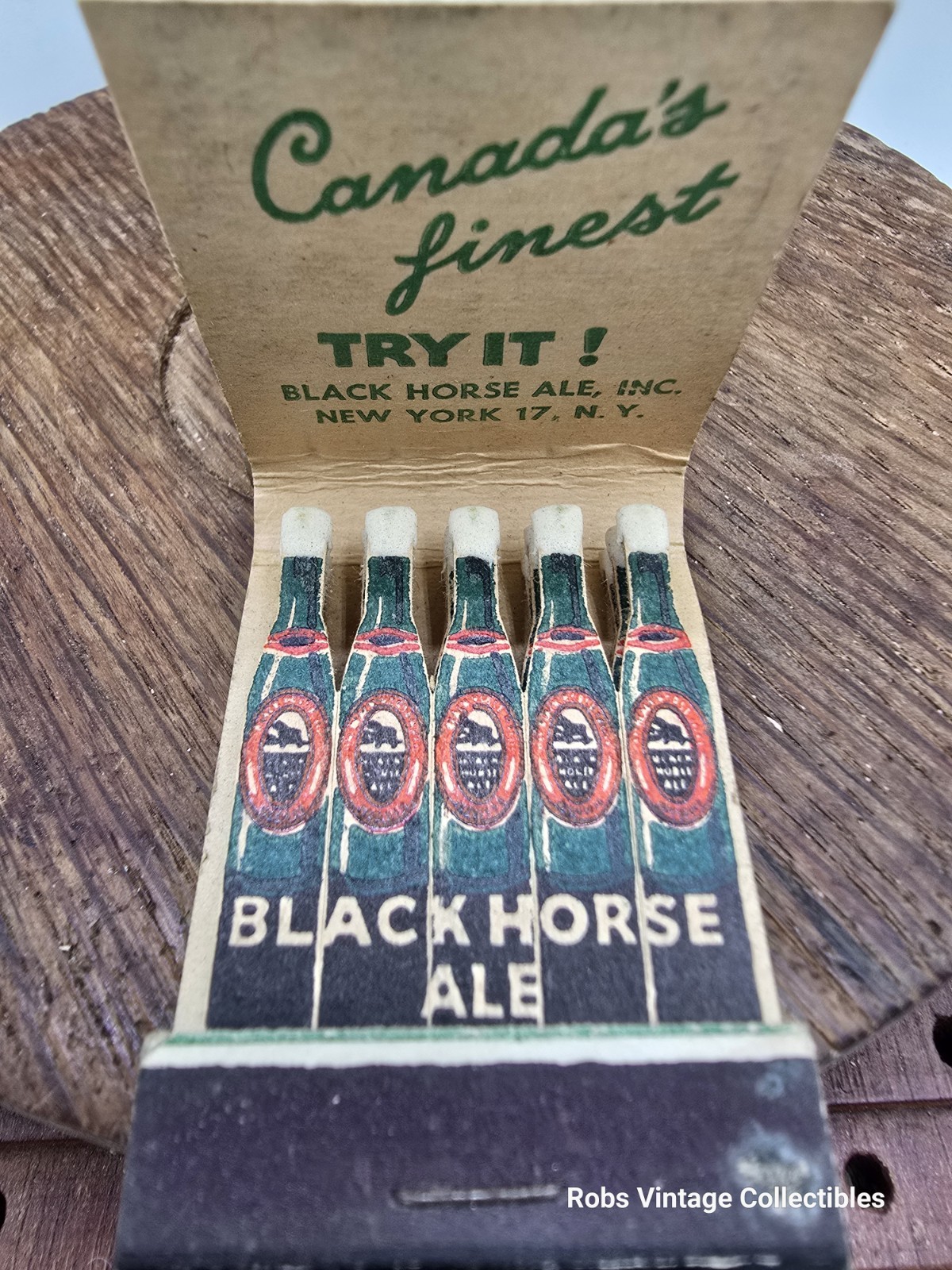 Matchbook Black Horse Ale Canada’s Finest Vintage Brewery Feature Advertising