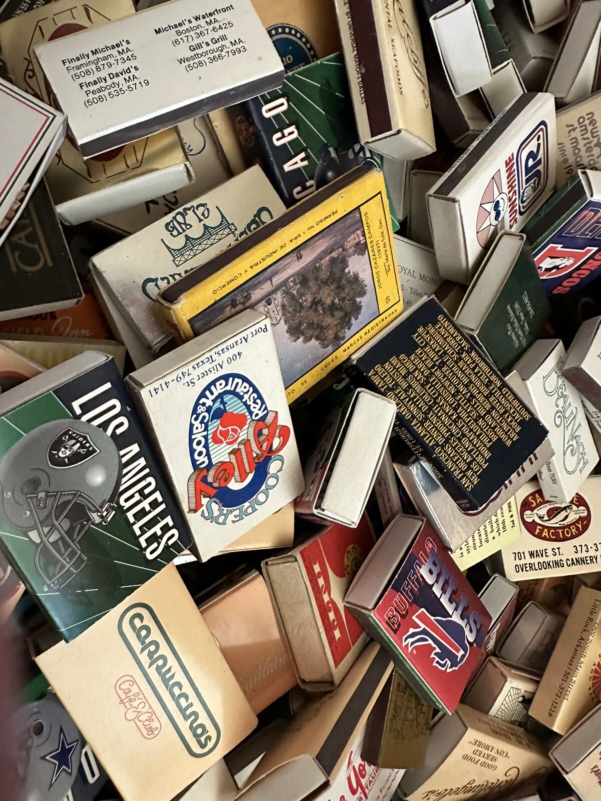 Vintage Matchbooks Unsearched Full & Unstrk Mint Condition Freshest Batch 60 Lot