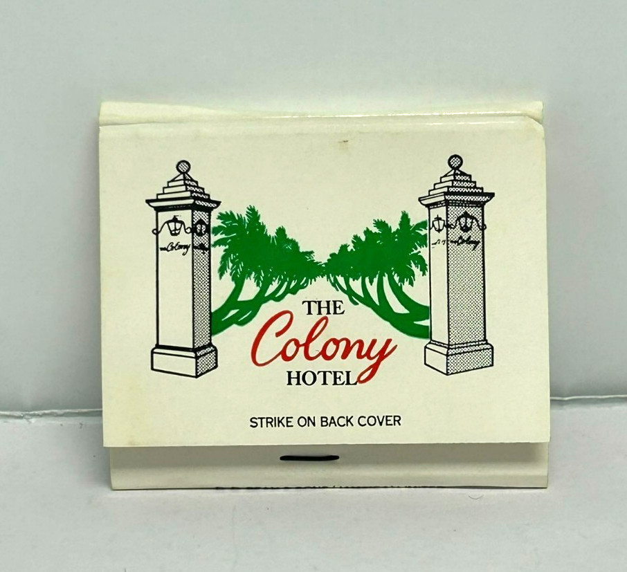 Montego Bay, Jamaica ~ The Colony Hotel Vintage Matchbook
