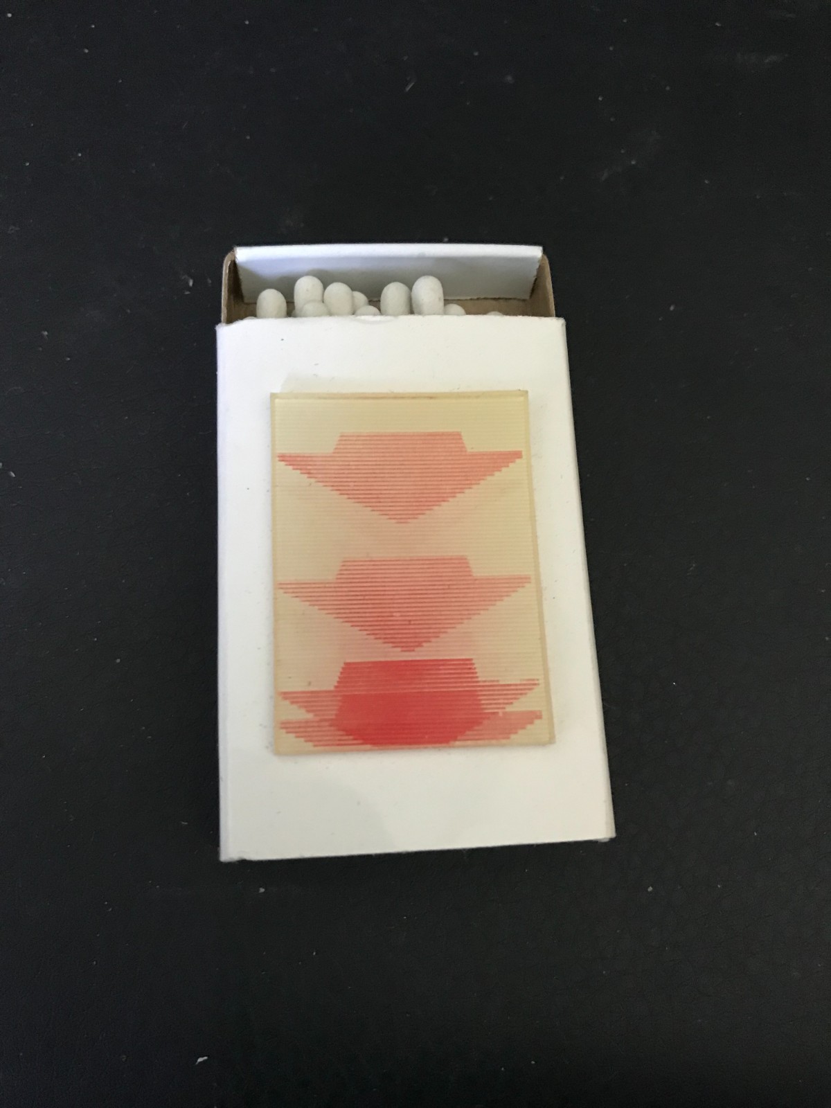 Cardboard Matchbox with Moving Pattern – A aga